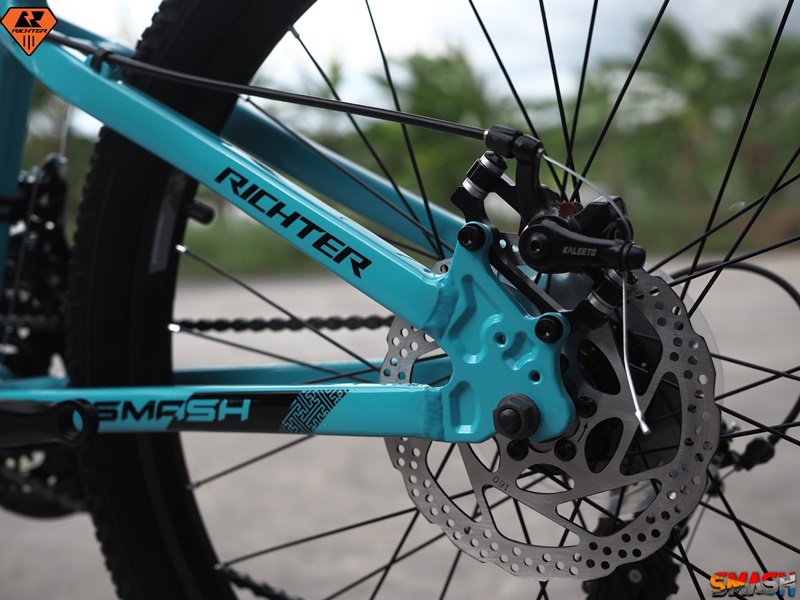 Mountain bike, aluminum frame, Richter Bike, Smash model, wheels 24 ", gear 21 speed, aluminum frame, hidden cable, year 2023