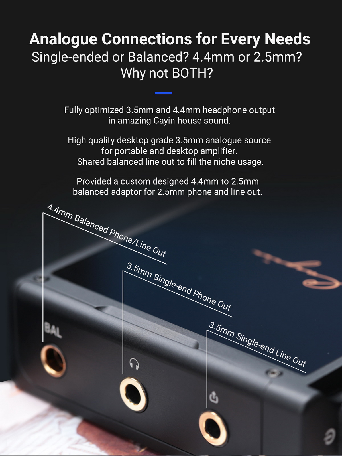 ขาย Cayin N6ii สุดยอด DAP พกพาที่มาพร้อมลูกเล่นถอดอัพเกรด Motherboard ด้านเสียงได้