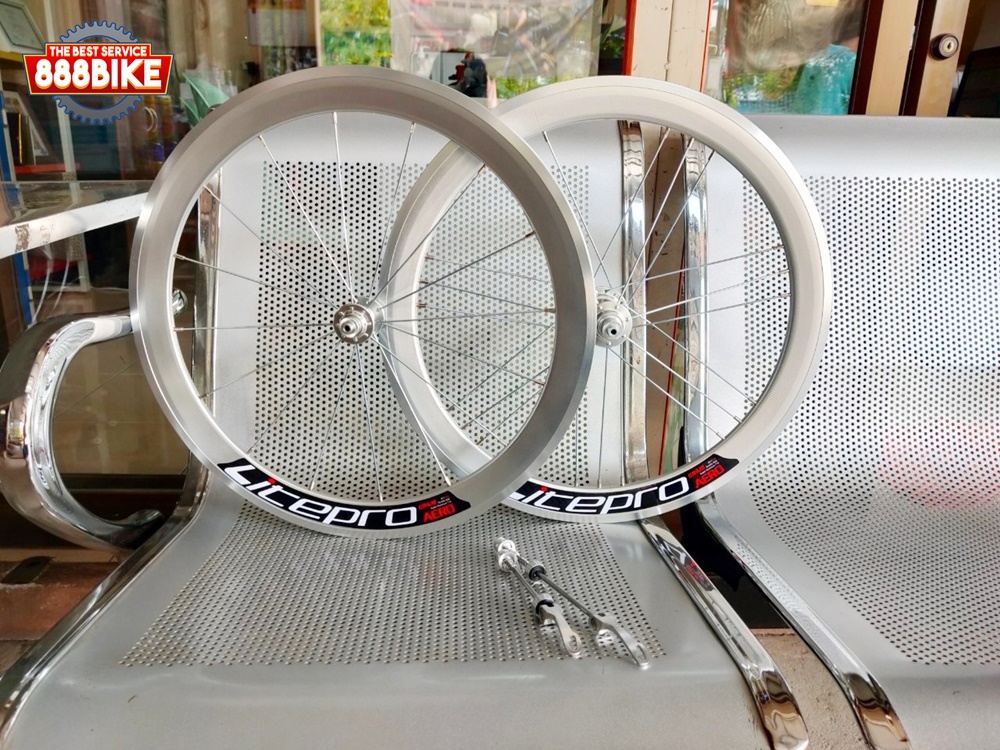 ชุดล้อสำเร็จ 20นิ้ว LITEPRO CRIUS AERO Double Wall Super Aluminum T10 ริมเบรค ขนาด 406 และขนาด 451