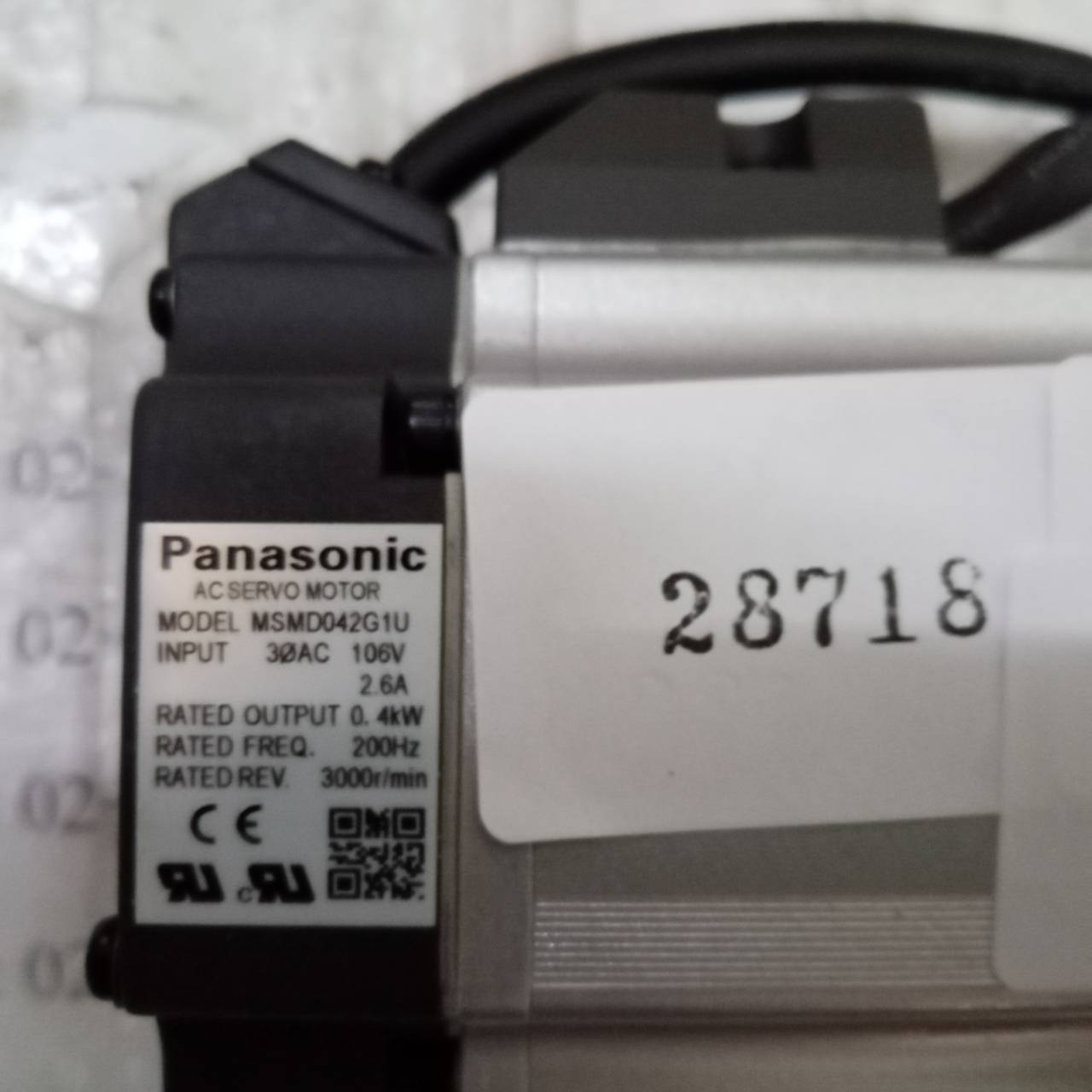 MSMD042G1U SERVO MOTOR “ PANASONIC ”