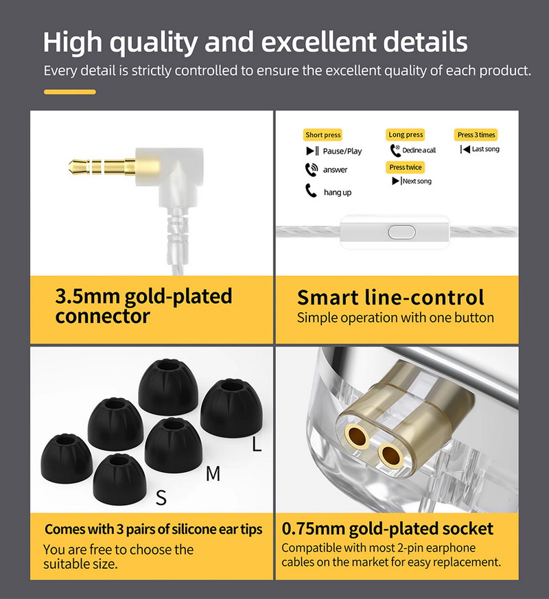 KZ AS24 หูฟัง IEMs 12 Balanced ไดรเวอร์ 12 BA ประกันศูนย์ไทย