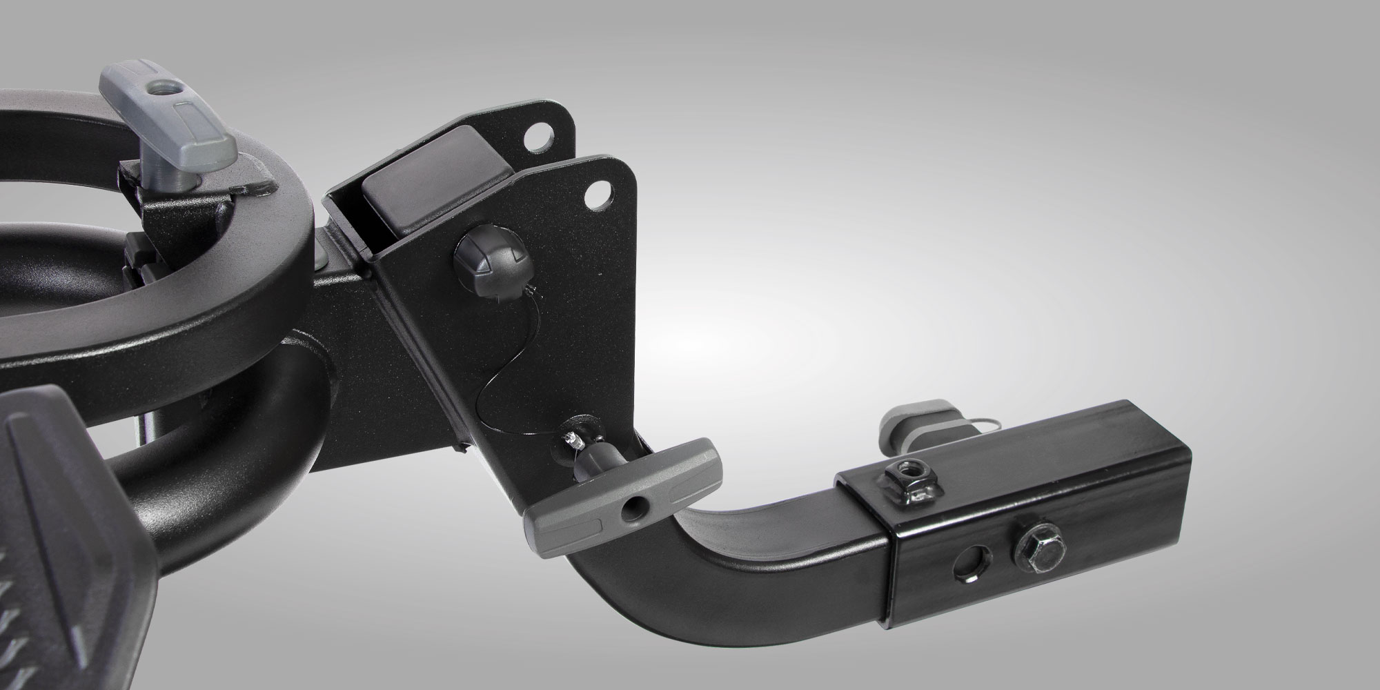 BUZZRACK แร็กจักรยานติด Tow-Boll บรรทุก 2 คัน รุ่น E-HORNET 2 รองรับยางนอกขนาด 4นิ้ว-E-BIKE รับนน.รวมได้ 60กก.