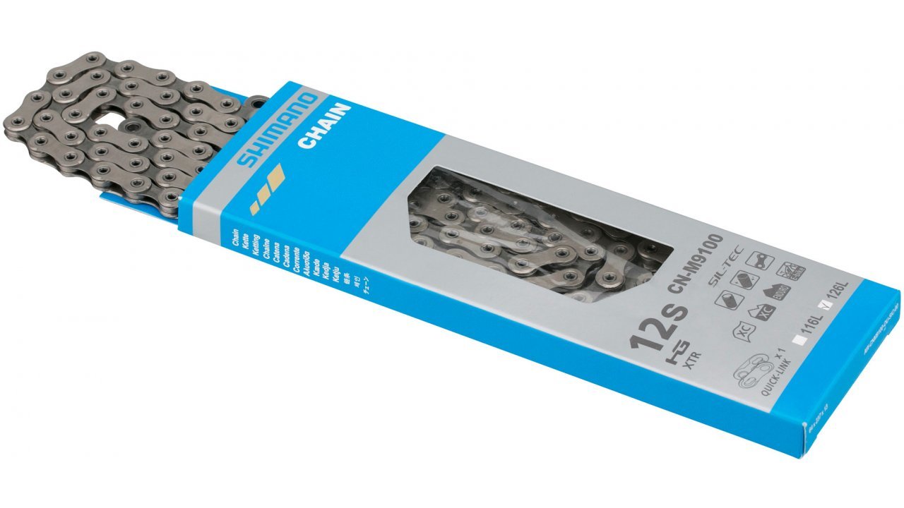 โซ่ XTR, CN-M9100, โซ่ 12-SPD, 126L, สำหรับสเตอร์ 51T, มีกล่อง