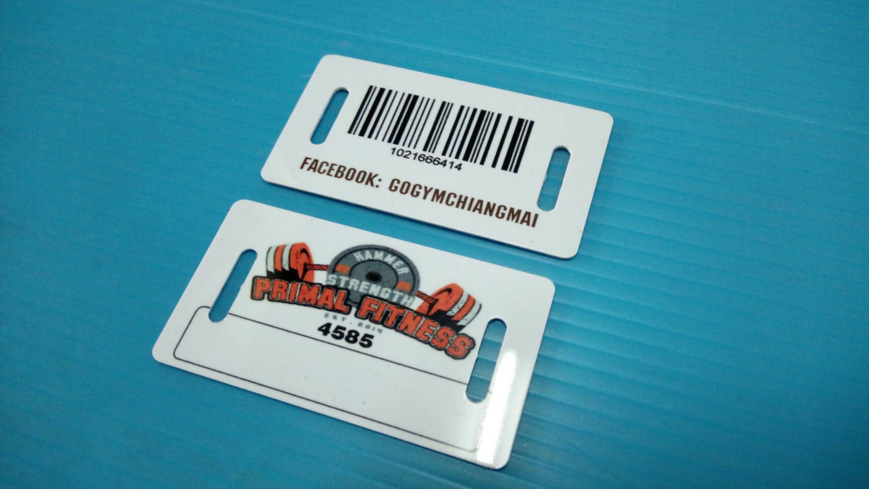 ทำบัตรแข็ง PVC Mini 2.5x5.4 cm. บัตรส่วลดใบเล็ก