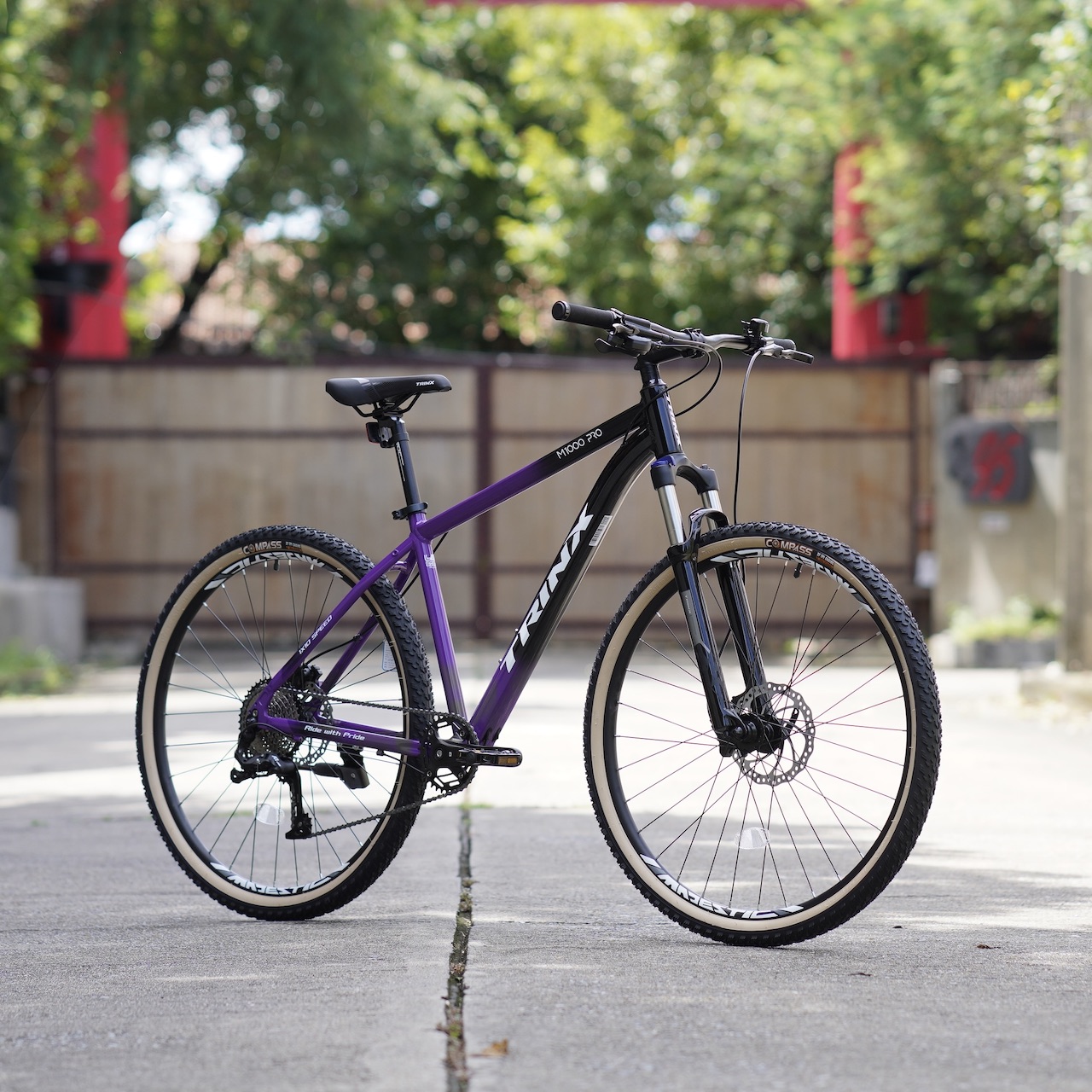 จักรยานเสือภูเขา TrinX M1000Pro เฟรมอลู 29er LTWOO 1*10 สปีด ดิสน้ำมัน, TRINX MY2023