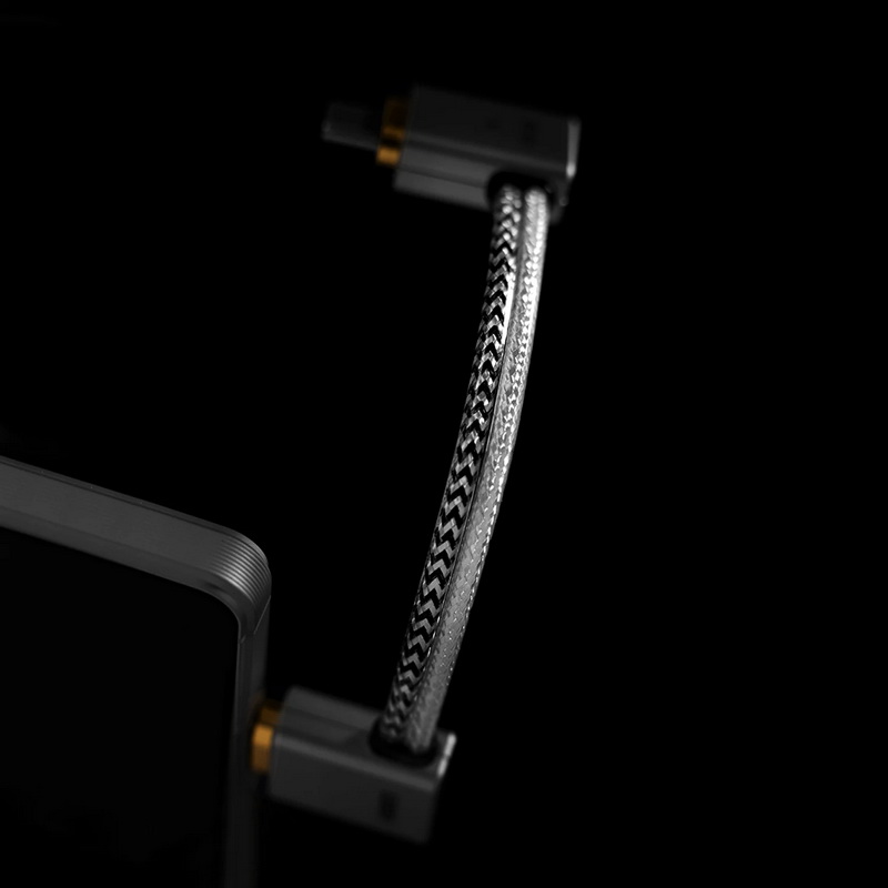 DD TC09L สายแปลง USB TypeC เป็น TypeC OTG (หัวปลั๊กตัว L) สำหรับเครื่องเสียง