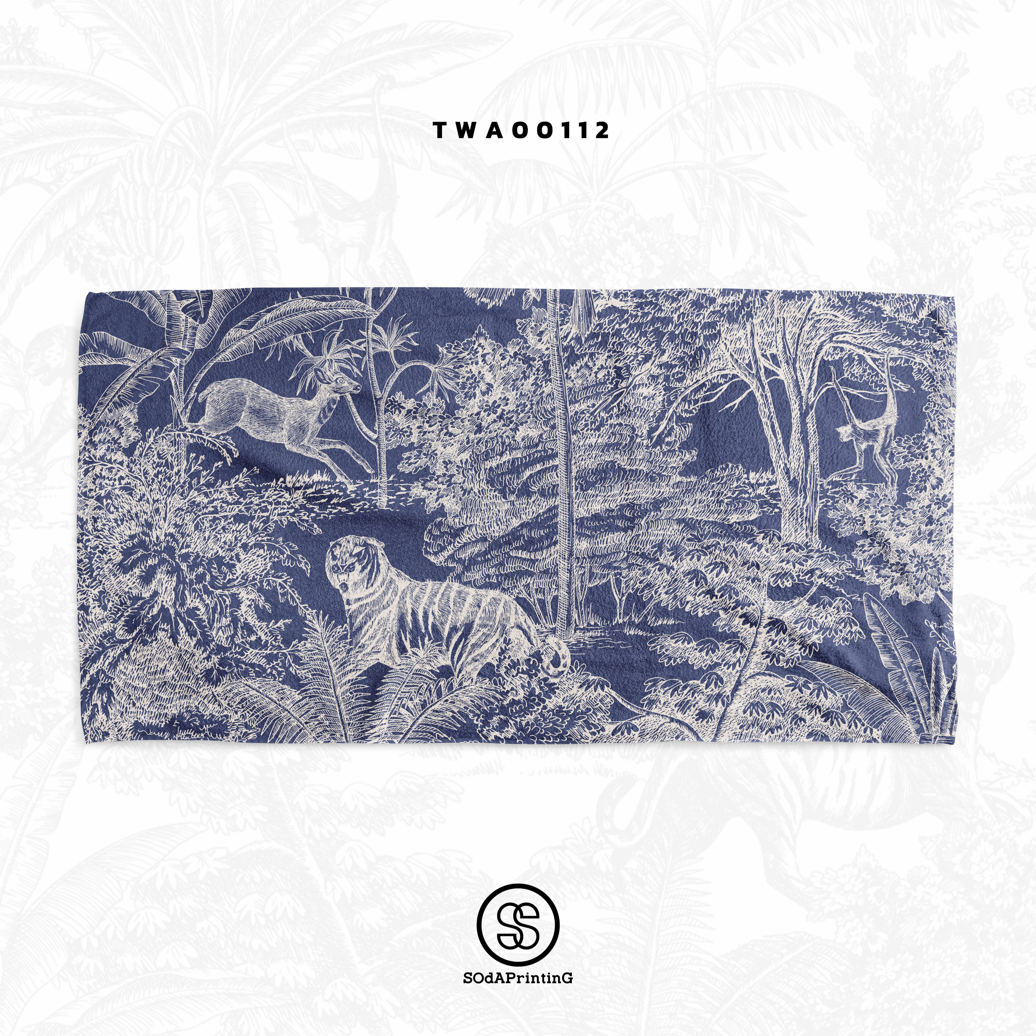 ผ้าเช็ดตัว F-Forest Collection รหัส TWA00110-TWA00113 #SOdAtowel #SOdAhome #SOdAPrintinG