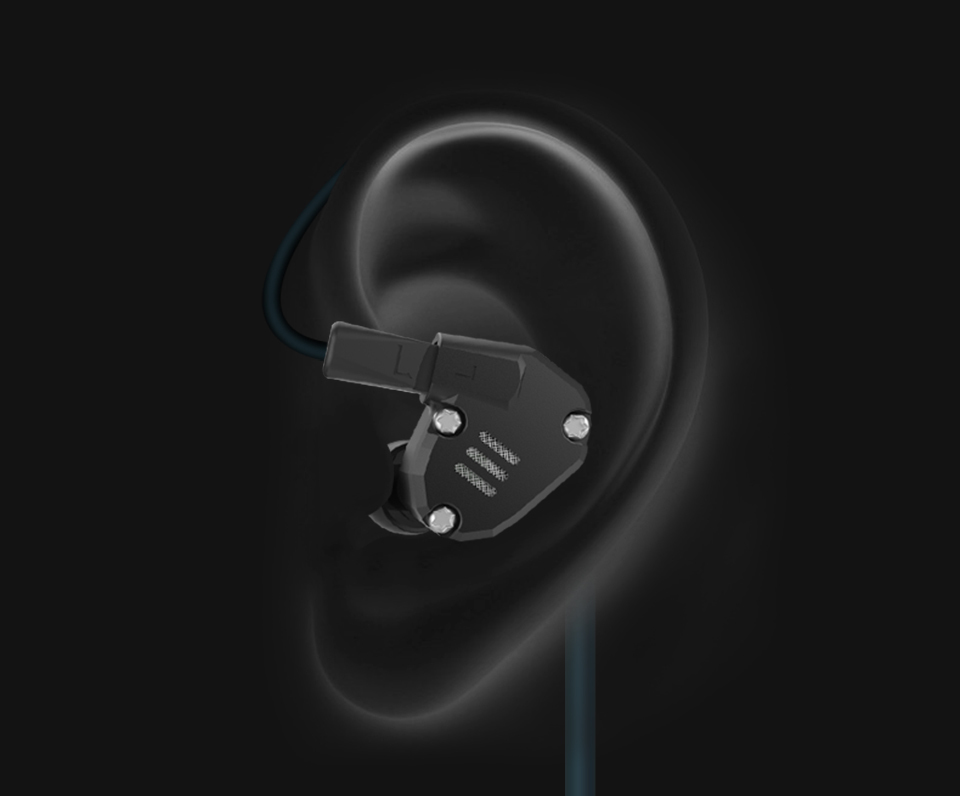 ขาย KZ ZS6 หูฟัง Hybrid 4 ไดร์เวอร์ (2DD 2BA) บอดี้อลูมีเนียม ถอดสายได้