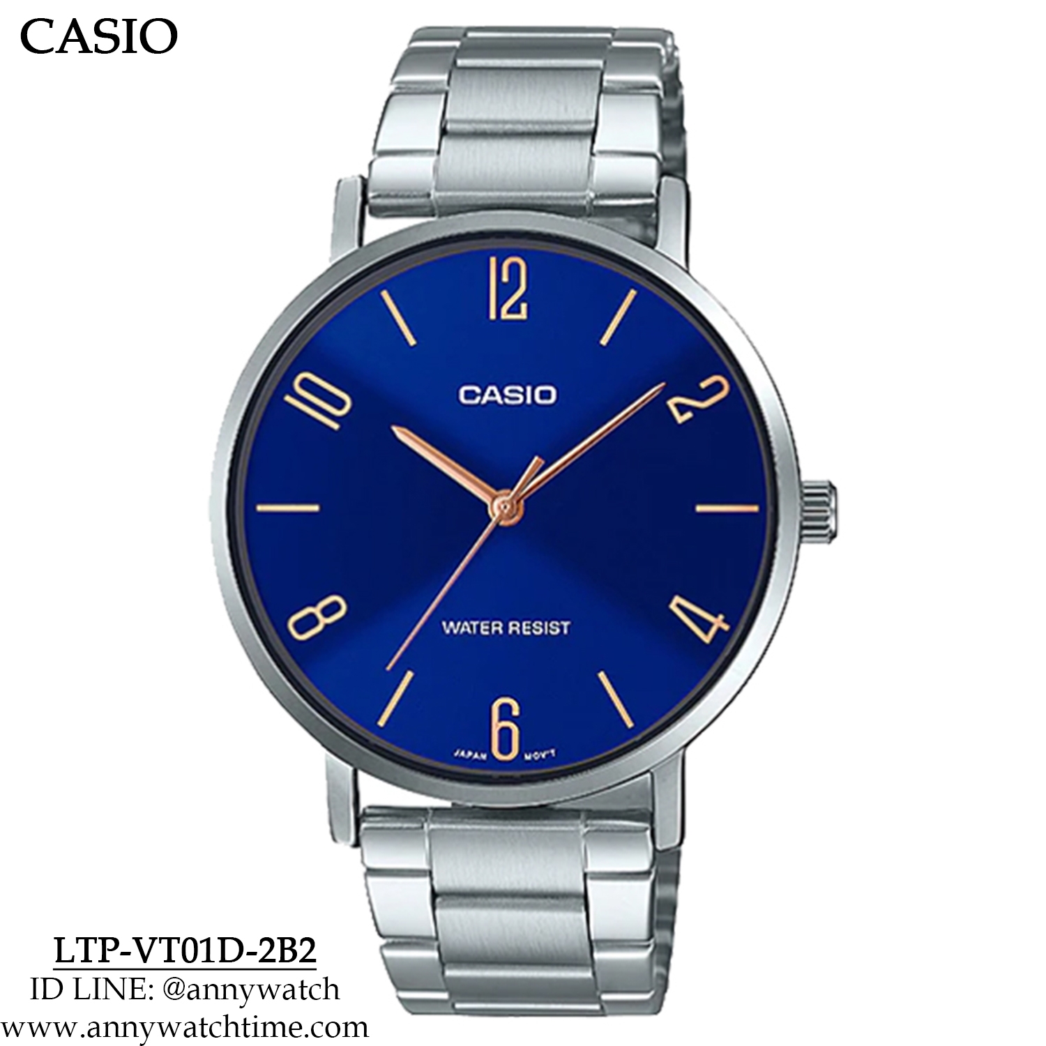 CASIO LTP-VT01D-2B2
