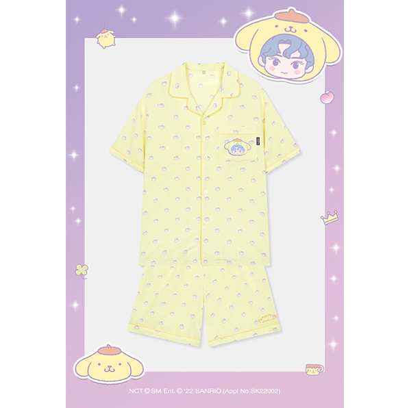 #NCT JAEHYUN x SANRIO SHORT SLEEVE PAJAMA [IVORY] -M- -เข้าไทย 20-09-22-