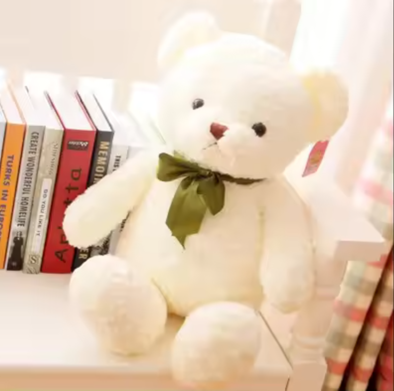 ตุ๊กตาหมียืน ขนหนู (อัดเสียง) ขนาด 30 ซม. (12 นิ้ว)