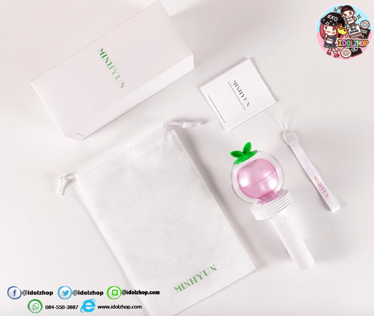PRE แท่งไฟมินฮยอน HWANG MIN HYUN OFFICIAL LIGHT STICK ของแท้เกาหลี