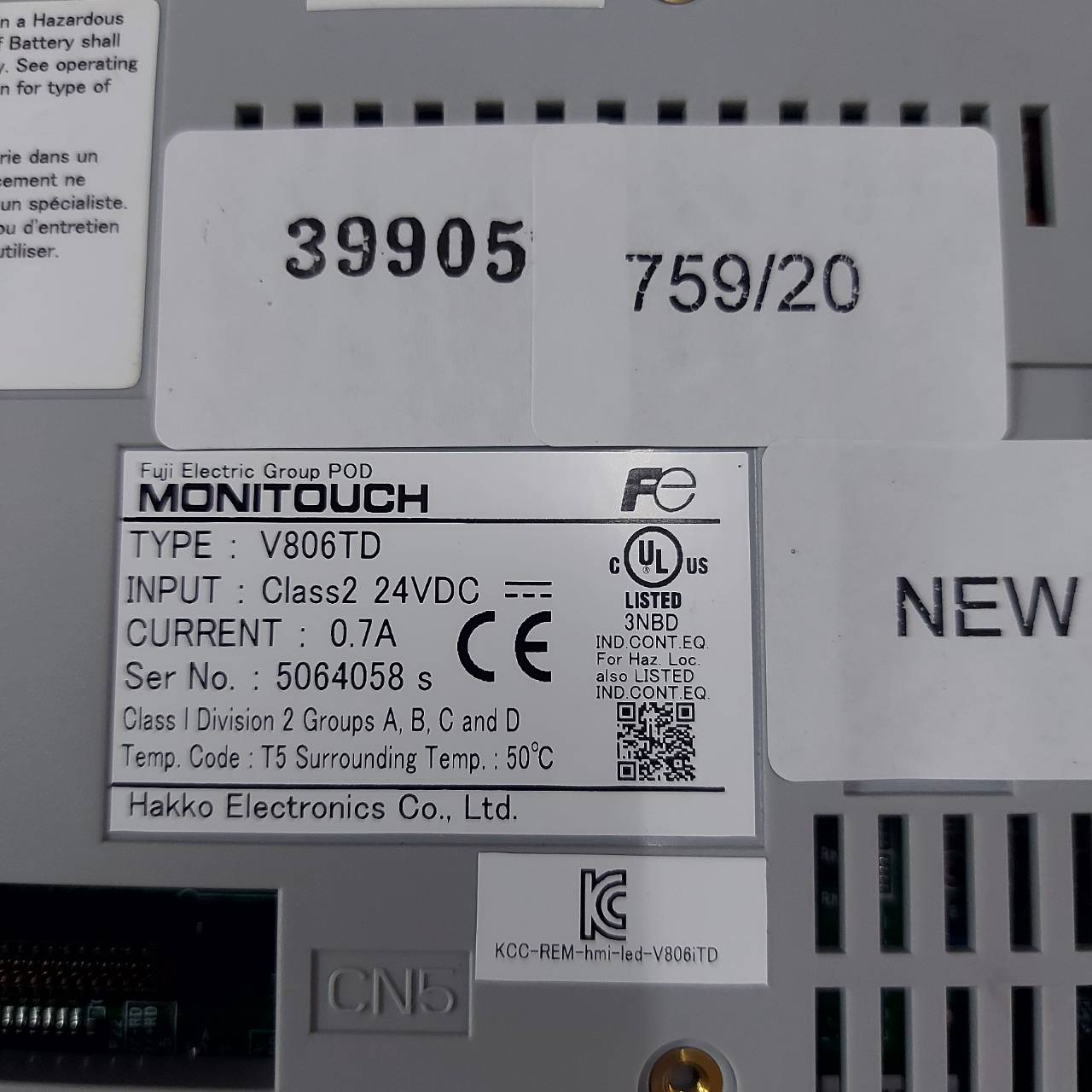 V806TD HMI " HAKKO "