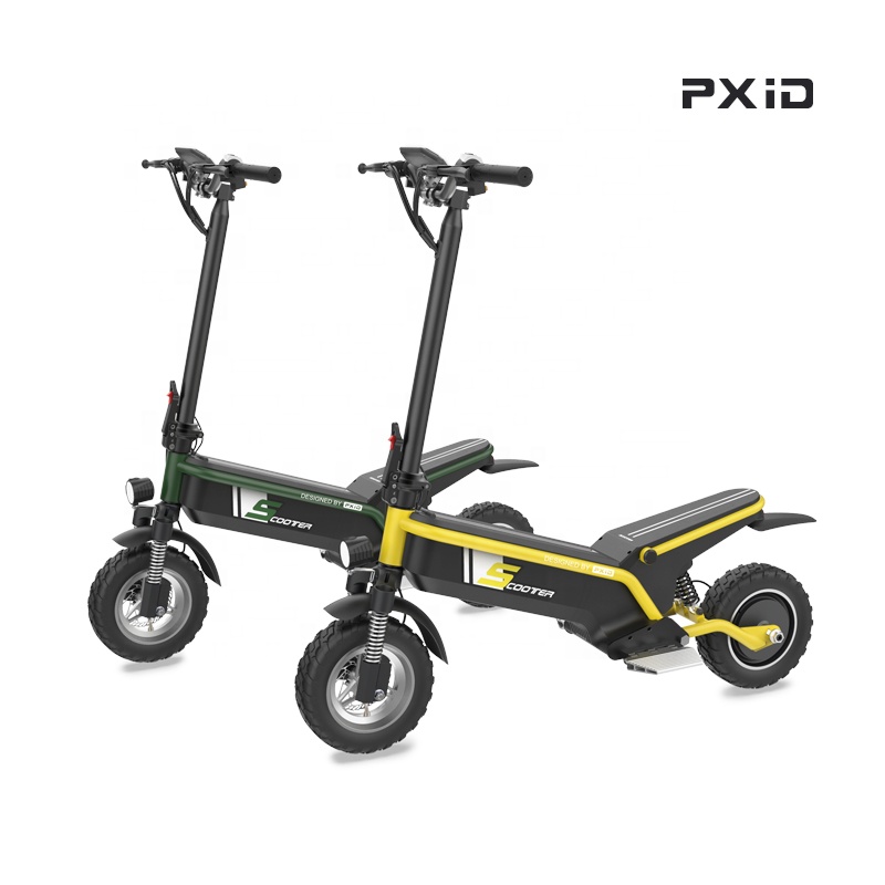 สกู๊ตเตอร์ไฟฟ้า PXID F1 ELECTRIC SCOOTER โช๊คหน้า+หลัง มอเตอร์ 500 วัตต์ ความเร็วสูงสุด 45กม./ชม, 10Ah 48V (30กม.) เดินทางได้ 30-40 กม.