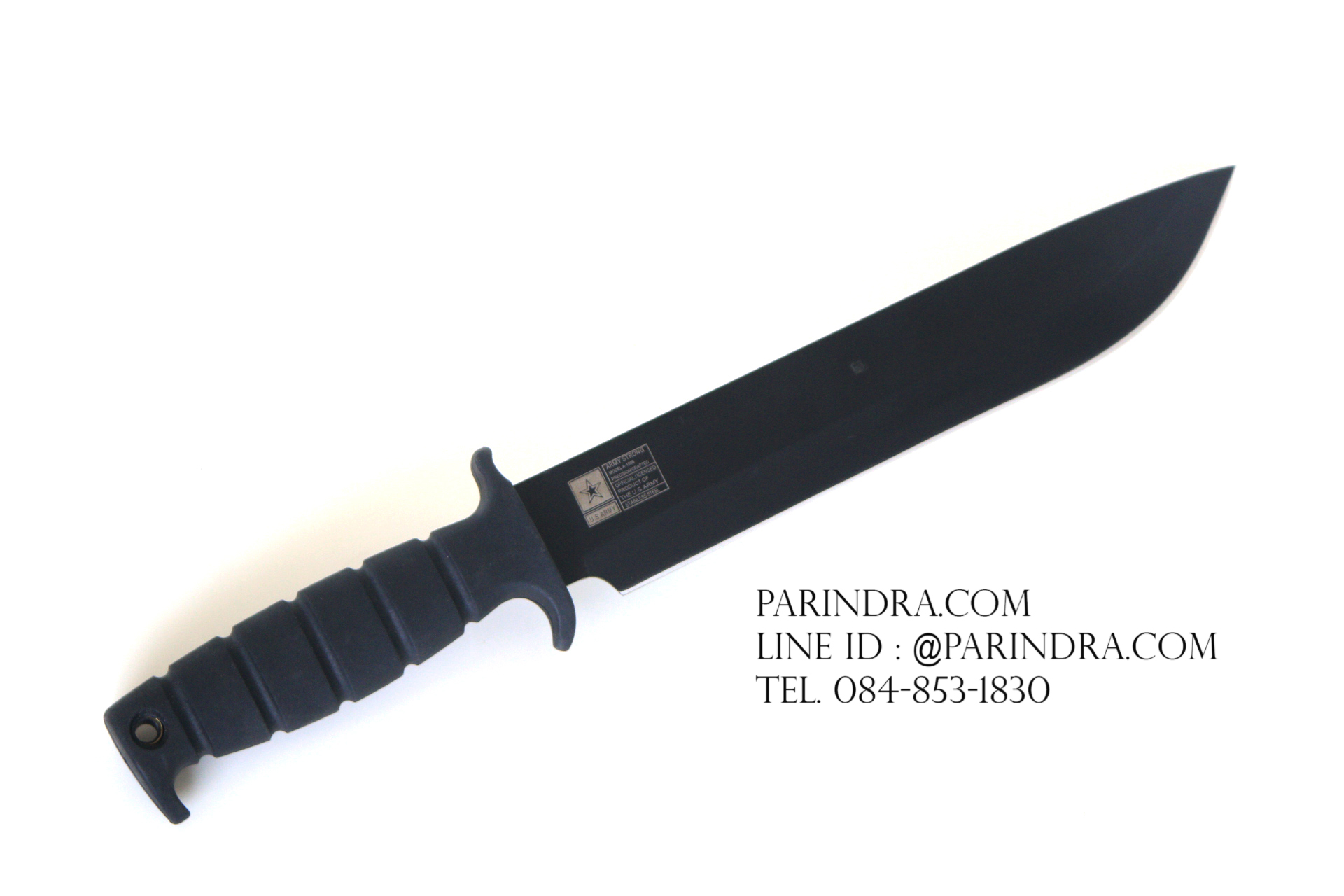มีดใบตาย Army Strong Model A-1008 ขนาด 14.75 นิ้ว ใบดำ OEM