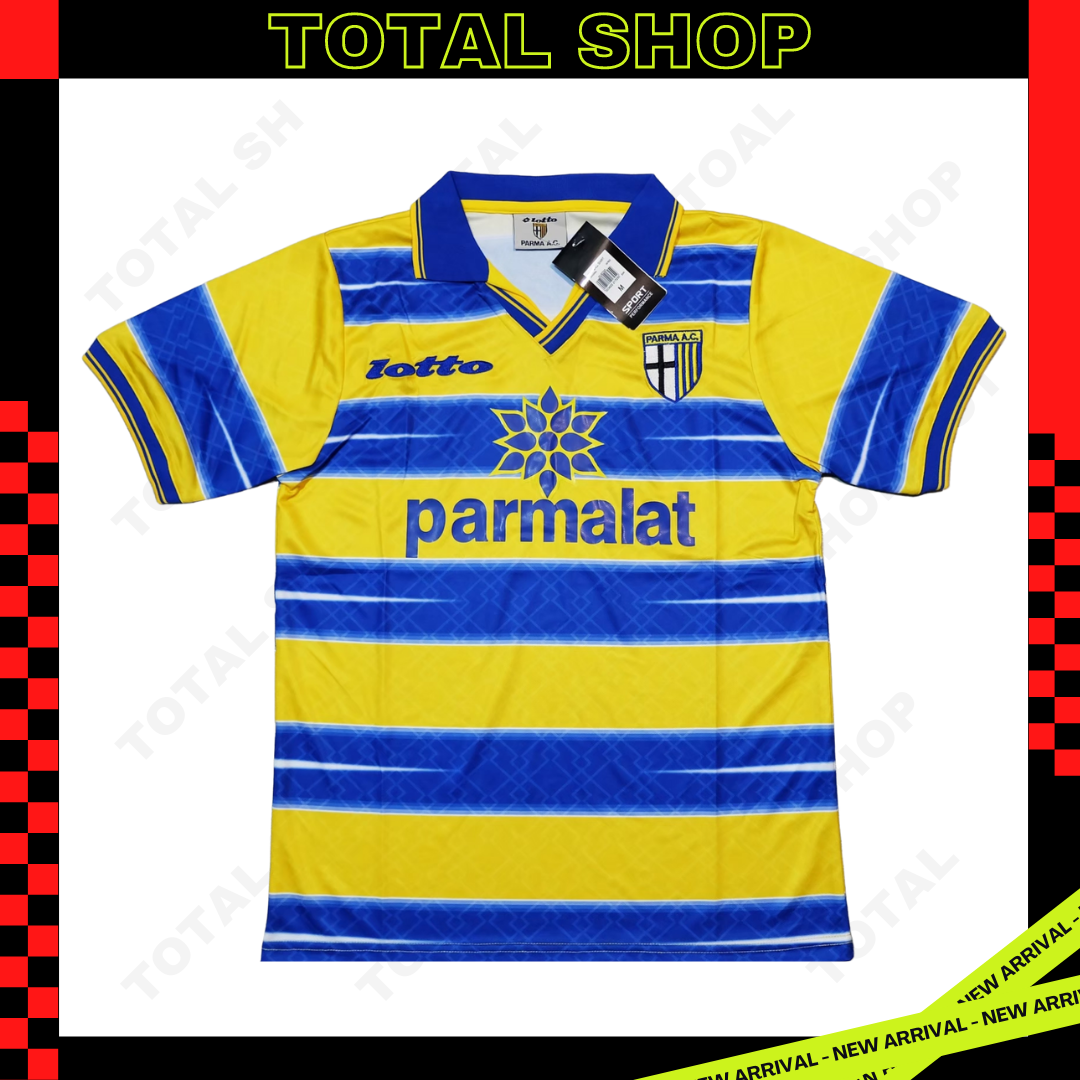 Parma 1998/99 Home Vintage Jersey Buffon เสื้อฟุตบอลปาร์มา เสื้อปาร์มาย้อนยุค Parmalet