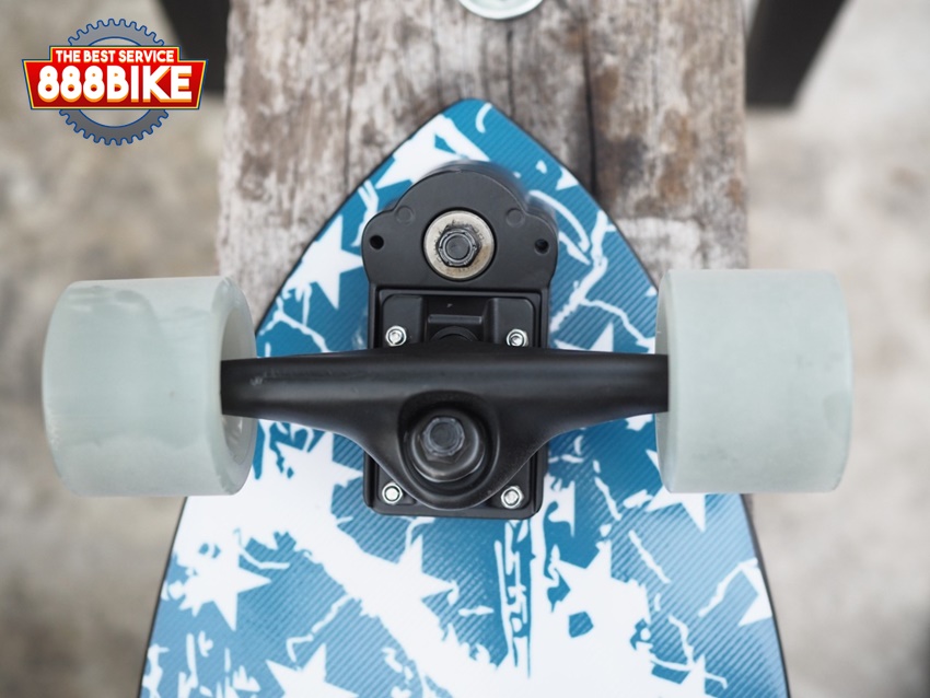 Surf Skate ยี่ห้อ S-Fight รุ่น S5 ล้อมีไฟ ทรัค S5 (หน้าไว สมูท เน้นความพริ้ว) บอร์ดทรงหางปลาและทรง คลาสสิค ไม้เมเปิ้ล 7 ชั้น หนา11mm.