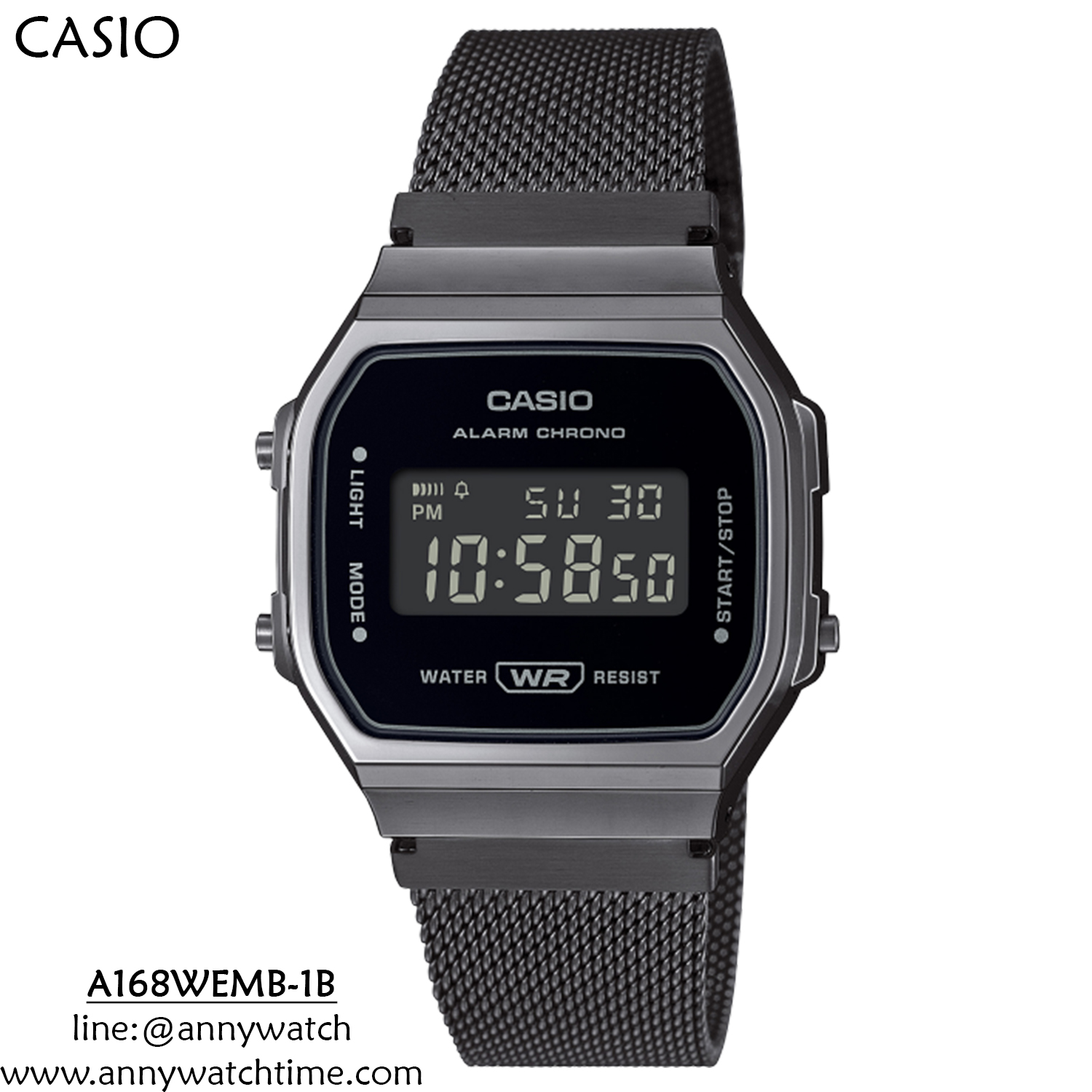 CASIO A168WEMB-1B