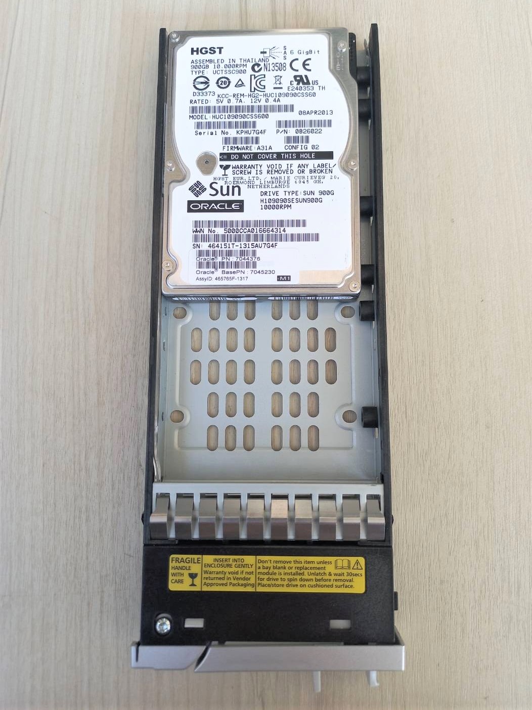 0B26022 HGST 900GB SAS 2.5" 10K HUC109090CSS600.