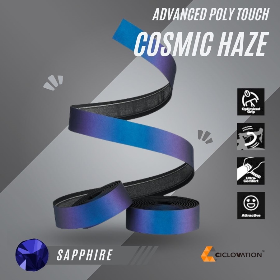 ผ้าพันแฮนด์ CICLOVATION ADVANCED POLY TOUCH - COSMIC HAZE BAR TAPE