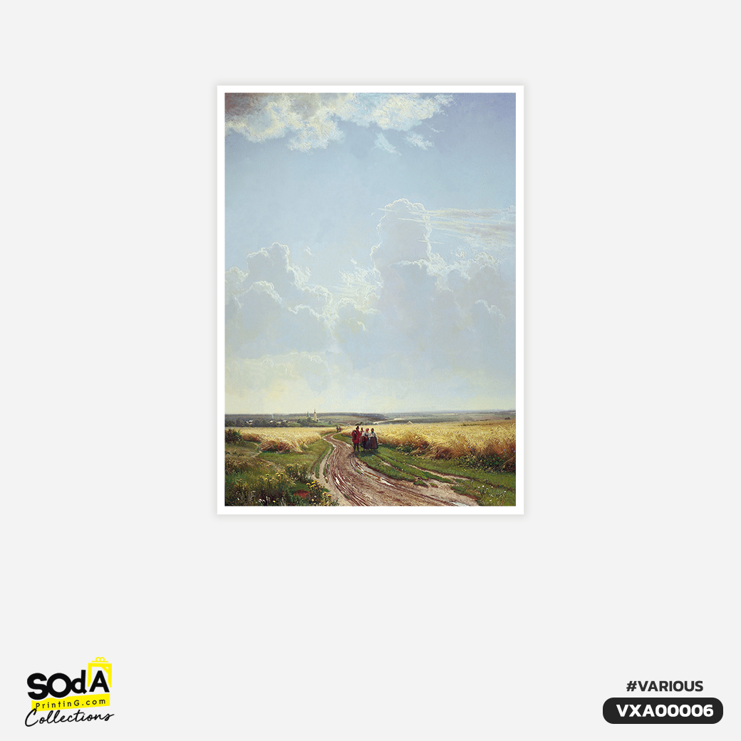 ภาพตกแต่งบ้านสำเร็จรูป Rice Fields VXA00006 #SOdAcollection #ภาพตกแต่งบ้าน #VARIOUS