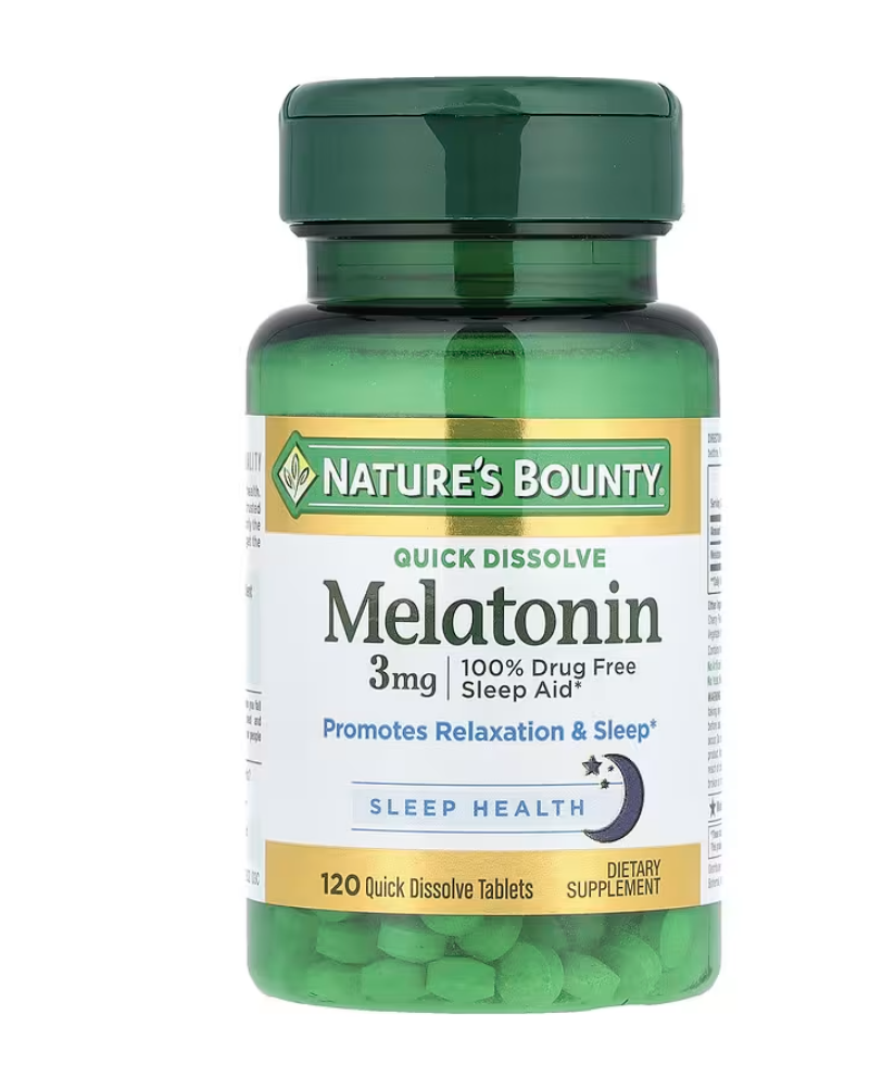 Nature's Bounty, Melatonin, 3 mg, 120 Tablets
