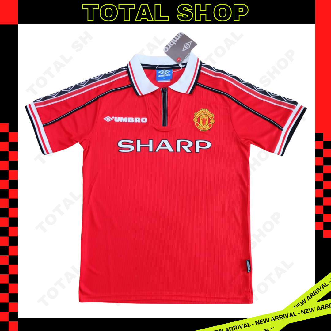 Manchester United 1998/99 Vintage Jersey เสื้อฟุตบอลแมนยูคอซิปย้อนยุค