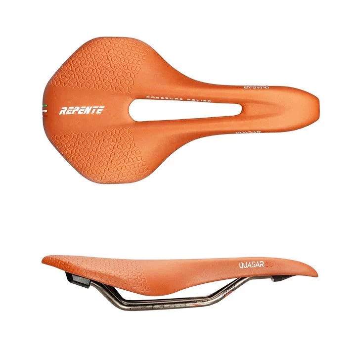 อานจักรยาน REPENTE รุ่น Quasar 2.0 รางStainless Steel Shot 304 - กว้าง 142 mm - มีให้เลือก 2 สี- MADE IN ITALY