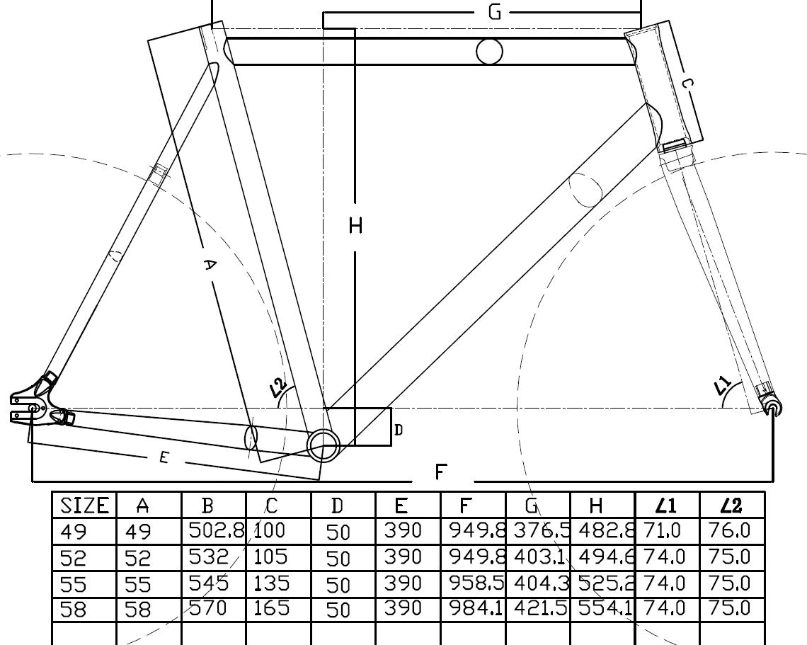 เฟรมเซ็ต เฟรม TSUNAMI Aluminum Fixed Gear Frame Fork Road Track 700c
