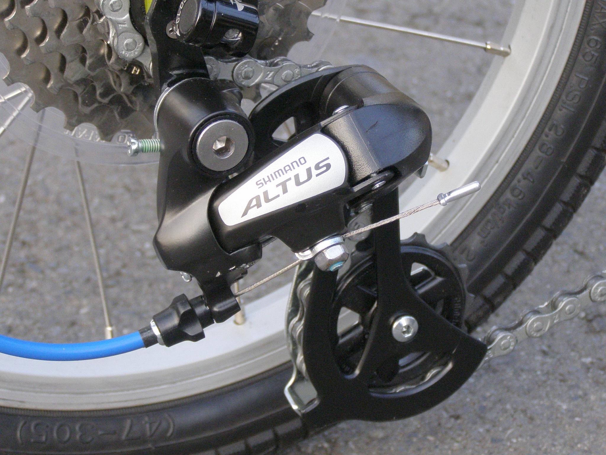 ตีนผี ALTUS, RDM310, 7/8 SPEED, มีกล่อง หน้า13T หลัง 15T สีดำ และ สีเงิน (ระบุสีตรงหมายเหตุ)