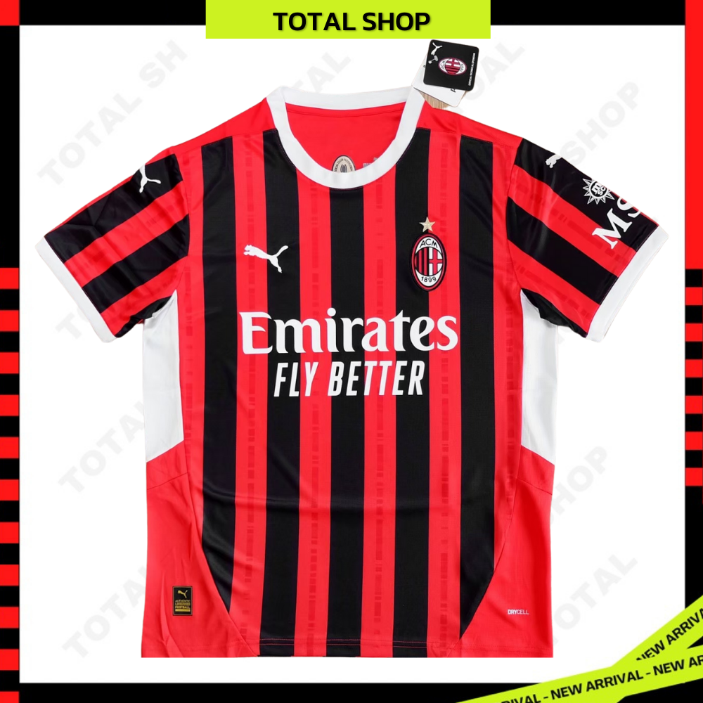 Ac Milan Home 2024/25 Jersey เสื้อเอซีมิลาน เหย้า