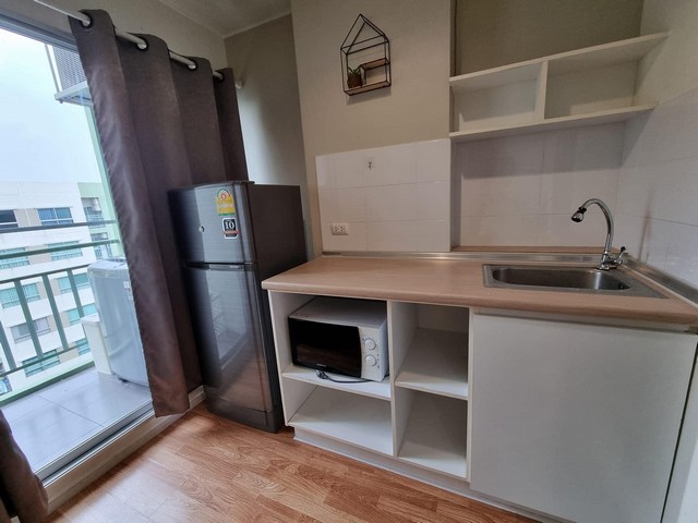 ให้เช่าคอนโดลุมพินี พาร์ค นวมินทร์-ศรีบูรพา ตึกC2 ห้อง 26 ตร.ม.เฟอร์ครบ มีเครื่องซักผ้า