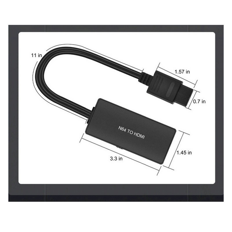 X-Tips N64toHD Adapter ตัวแปลง N64 ออก HDMI สำหรับเกมคอนโซล ประกันศูนย์ไทย