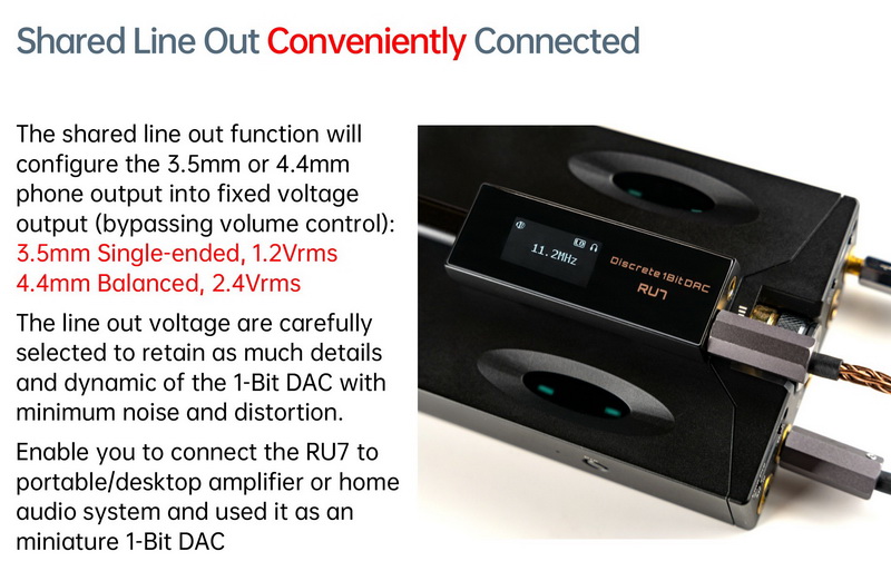 Cayin RU7 Dongle DAC 1 บิตแบบแยกส่วน เกณฑ์มาตรฐานใหม่สำหรับการพกพาแบบพิเศษ ประกันศูนย์ไทย