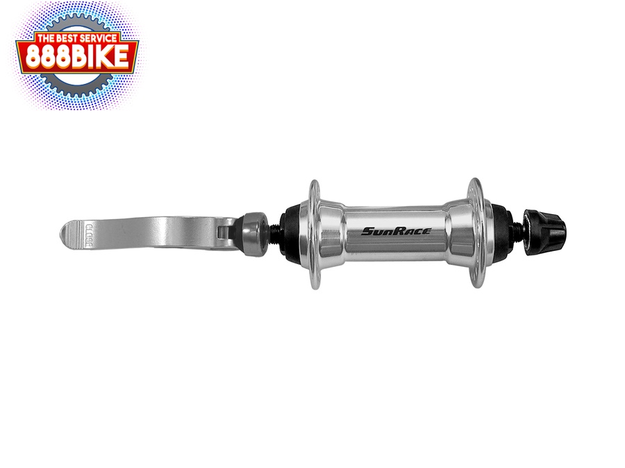 ดุมเสือหมอบ Sunrace HBM53 หน้า/หลัง v-brake สีเงิน 36H ดุมวีเบรค ดุมหมอบ