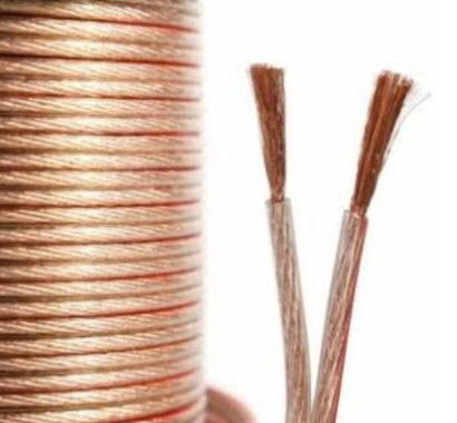 สายลำโพง 18AWG 2x1mm.(ทองแดงแท้) ราคา/เมตร