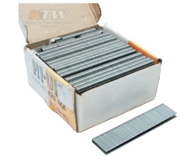 ตะปูลม, ตะปูยิงไม้ (ขาคู่) J-425 (ยาว2.5cm.) Pn.KT-Z022-0120 ##