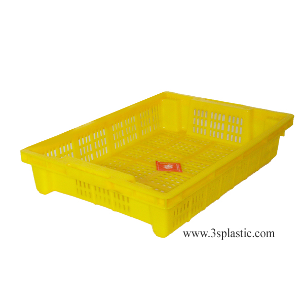 NO.407 ตะแกรงพลาติก Food grade (100ใบ+) HDPE 36.5 x 49 x 9.5