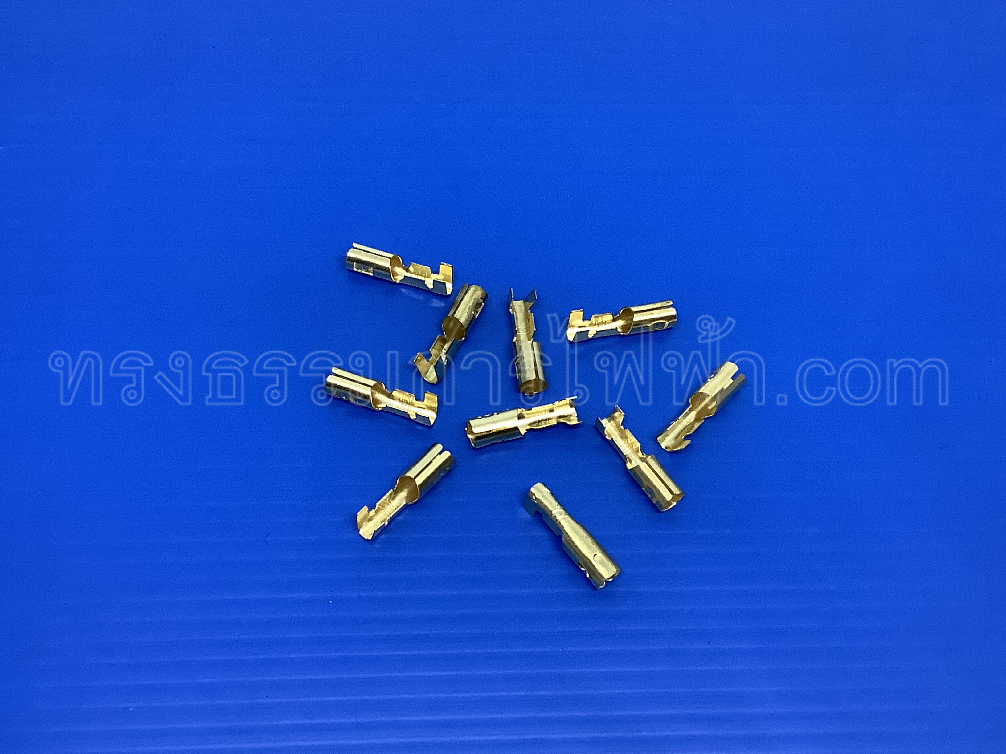 หางปลากลม 4mm. ทองเหลือง(ตัวเมีย) ราคา/ห่อ=10ตัว