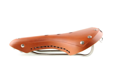 เบาะจักรยาน VINCITA Cow Leather Saddle ทรงสปอร์ต, SL03 SPORT ทัวร์ริ่ง