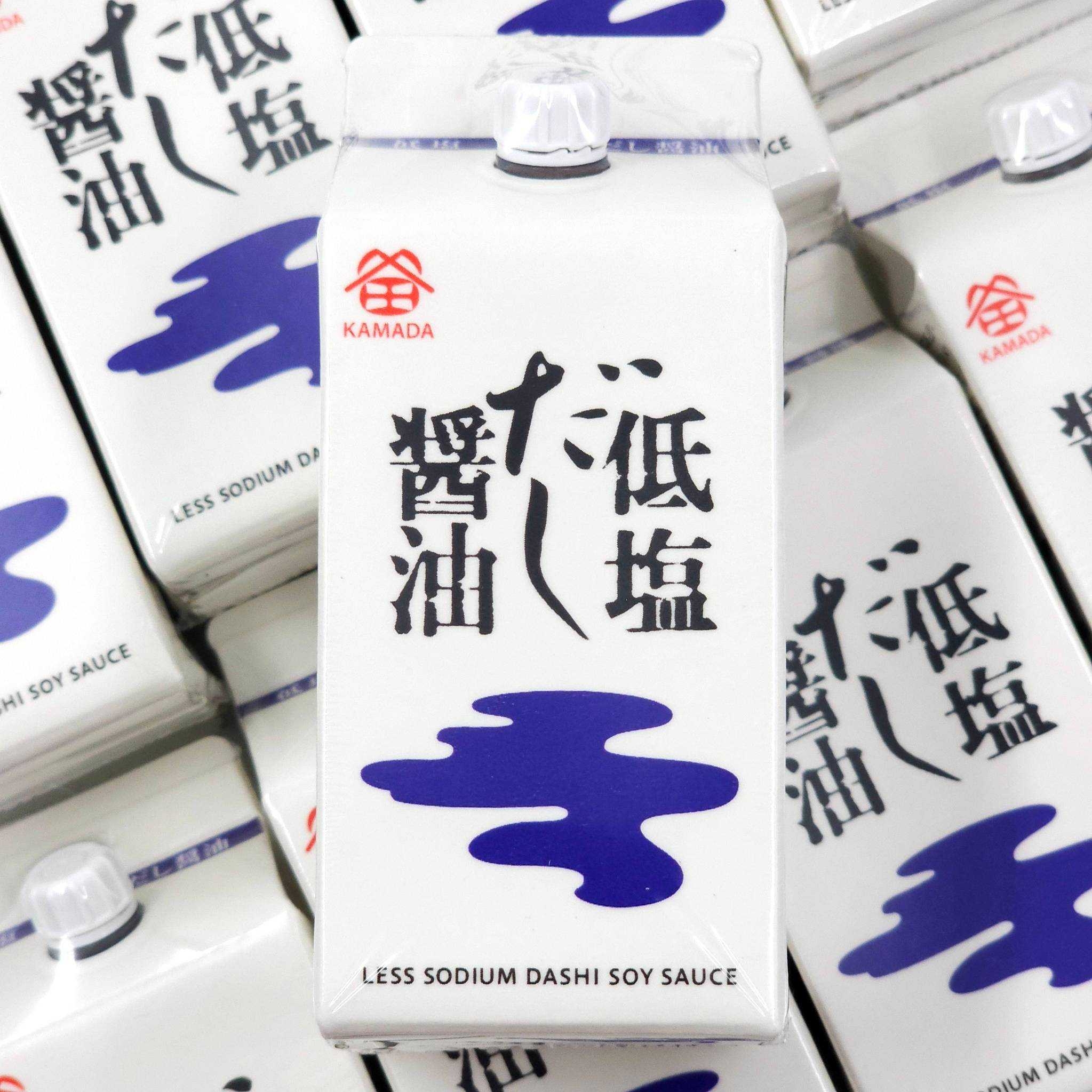 Kamada Soy Sauce โชยุ ซอสถั่วเหลือง Low Salt