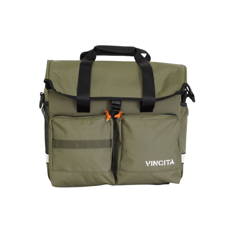 VINCITA B208Bกระเป๋าหน้าสำหรับจักรยานบรอมตัน วินสิตา VOYAGE ATLAS BAG