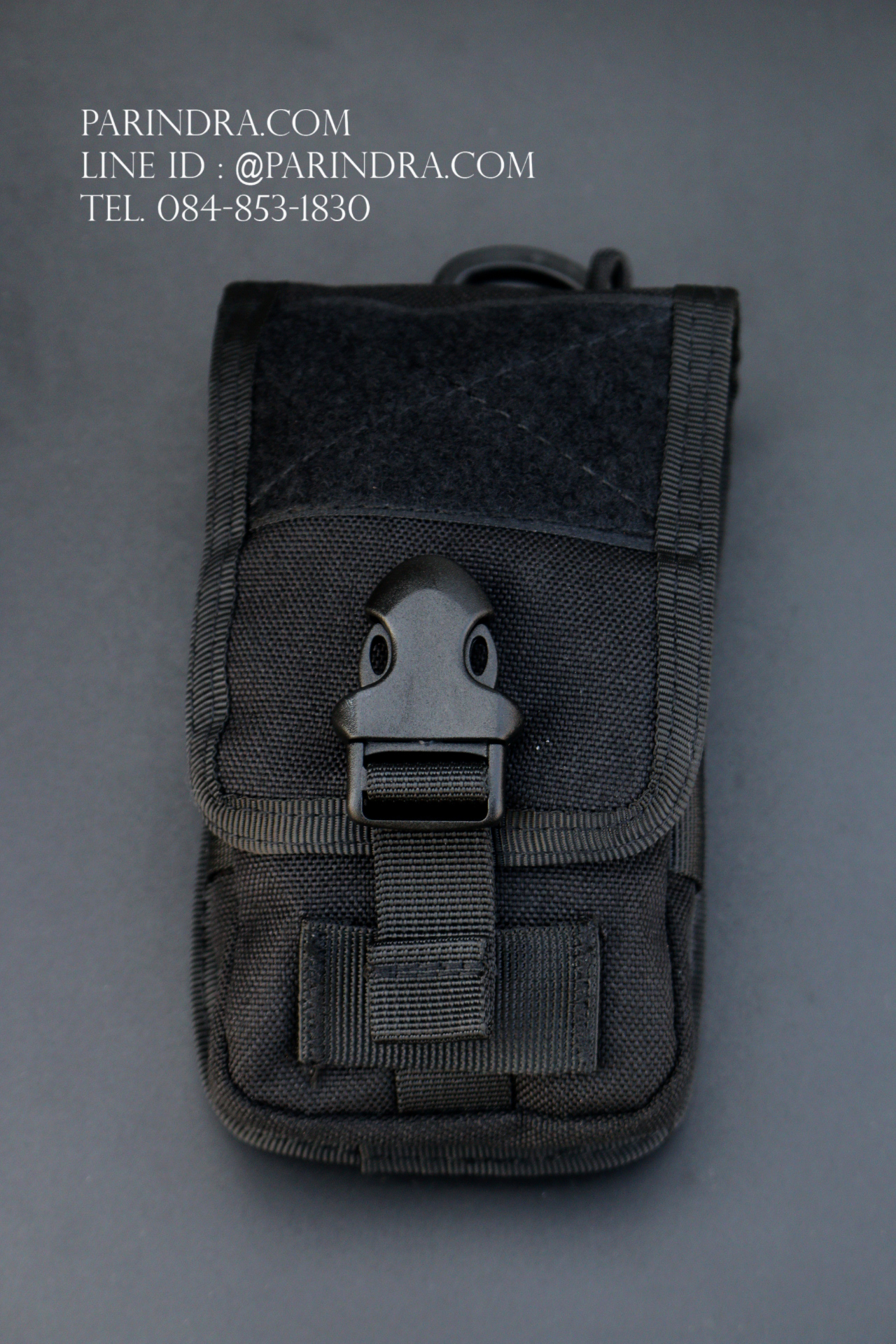 กระเป๋าคาดเอว ผ้าไนลอน B09 สีดำ