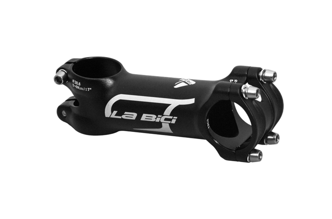 LABICI คอแฮนด์อลูมิเนียม LA BICI STX1.5 ,ยก +/- 7° วัสดุอลูเบา ยาว 70-120มม มีสีดำและสีแดง