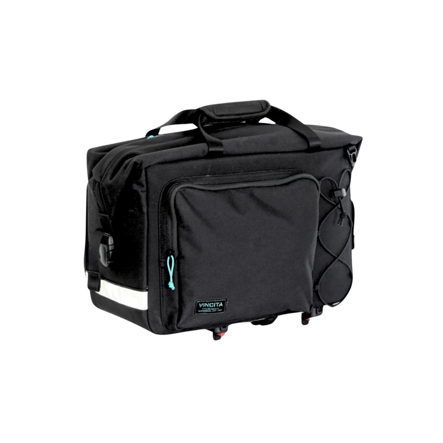 VINCITA B181P กระเป๋าติดแร็คใบใหญ่ (Nash Pro Bag) ผลิตจาก ผ้าโพลีเอสเตอร์กันน้ำ พร้อม ผ้าคลุมกันฝน เพิ่มการป้องกัน