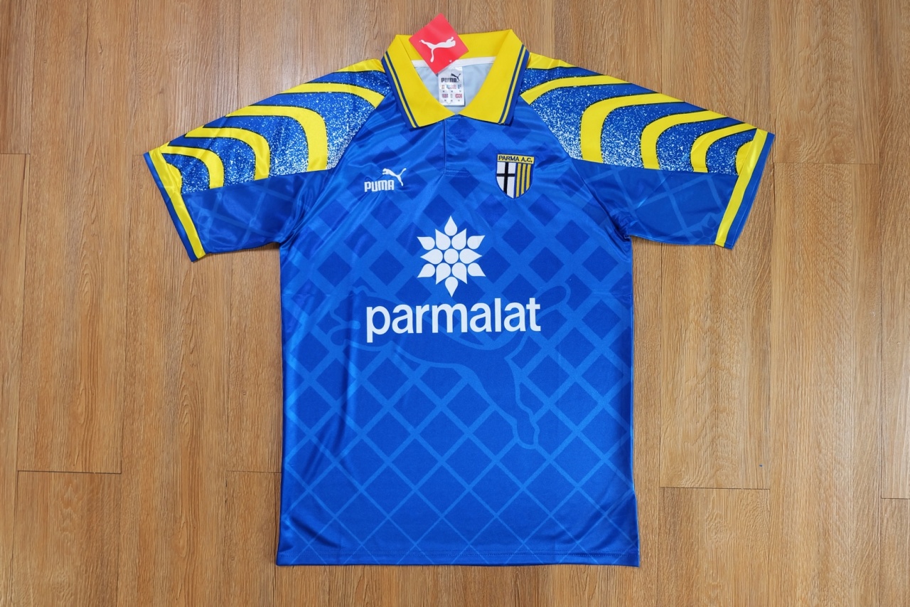 Parma 1996/97 Away Retro Vintage Jersey เสื้อฟุตบอลปาร์มา เสื้อปาร์มาย้อนยุค Parmalet
