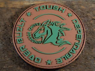 RHK PVC Round Patch FDE/OD Green