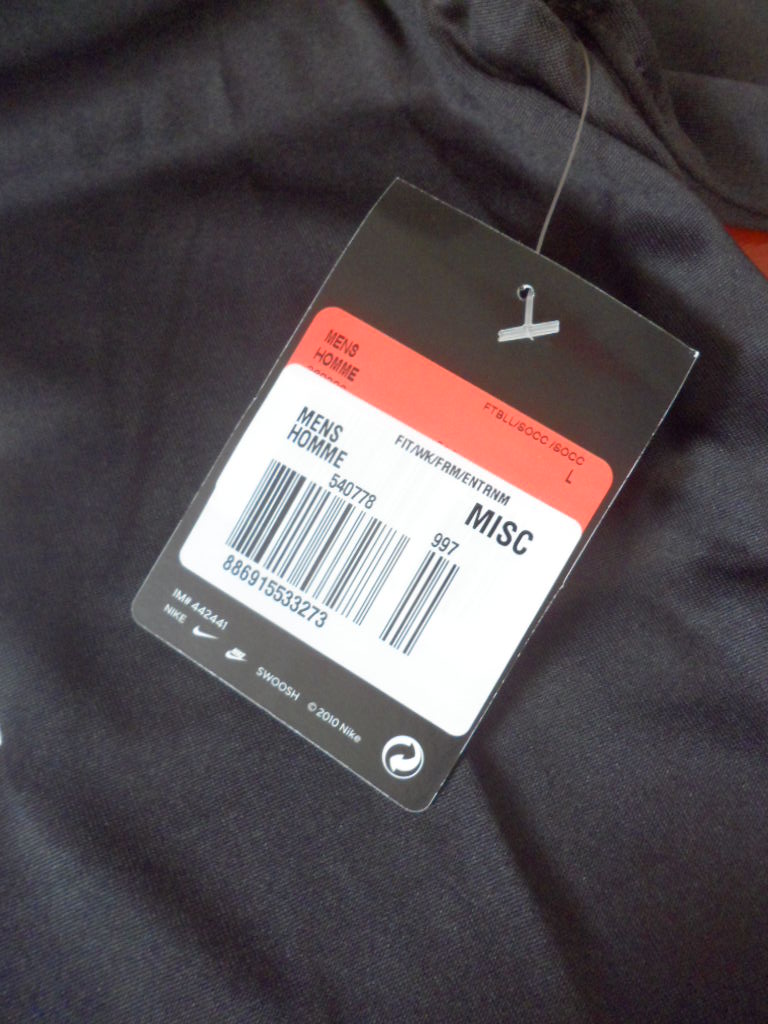 เสื้อฟุตบอล ทีมสโมสรแมนเชสเตอร์ ยูไนเต็ด Player EPL/UCL Version ชุดเยือน แขนยาว 2010/11 ใหม่ L-Size / MANCHESTER UNITED Football Shirt Player EPL/UCL Version Long Sleeve Away Kit 2010/11 Jersey NEW L-Size