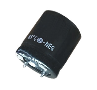 C คาปาซิเตอร์ 2200uF 80V 2000hrs 85°C Size 30x25mm ระยะห่างขา 10.0mm