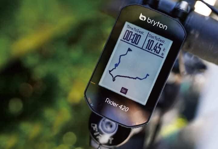 ไมล์ Bryton Rider 420 GPS Cycling Computer ครบเซ็ท(ไมล์+รอบขา และ หัวใจ)